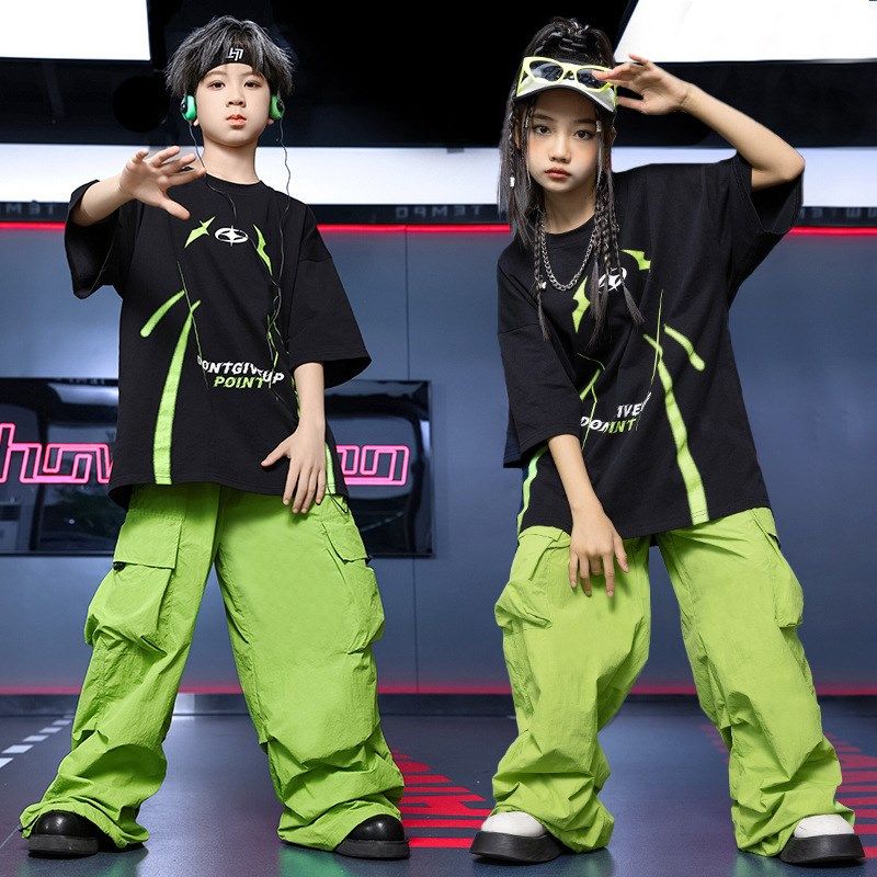 儿童街舞套装男童宽松短袖夏季hiphop衣服男孩街舞服装少儿架子鼓,童装/婴儿装/亲子装,儿童演出服,淘宝优惠券,粉丝福利购,淘宝优惠卷
