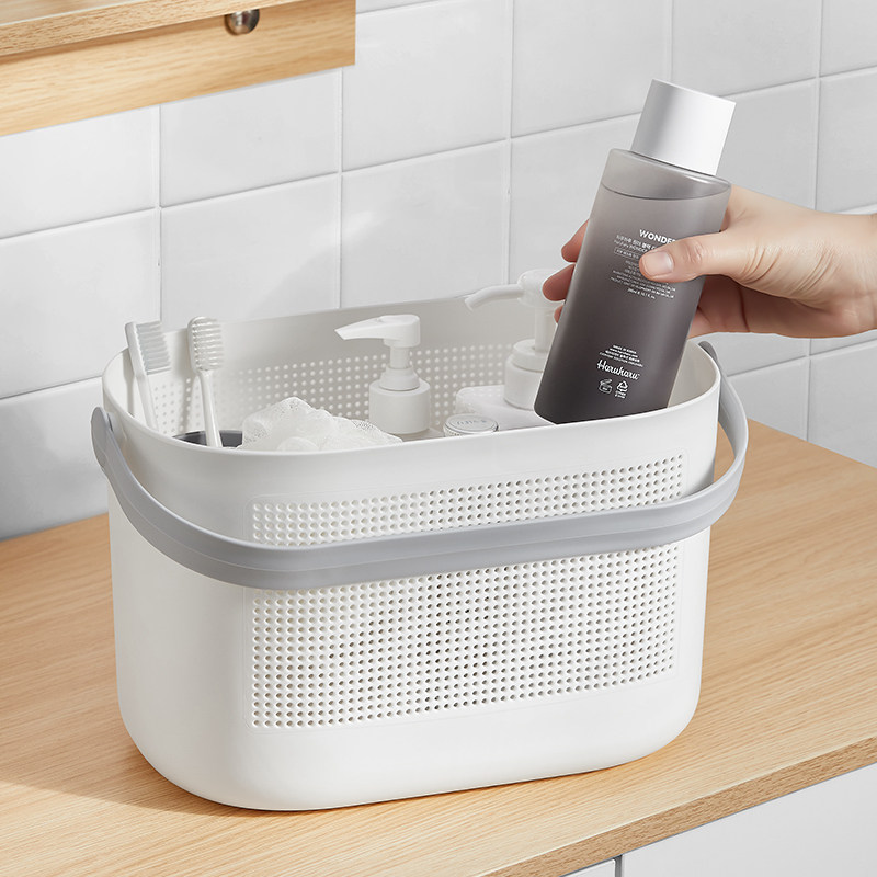 手提沐浴篮学生宿舍塑料置物篮卫生间浴室大号洗漱用品收纳筐洗澡,家庭/个人清洁工具,浴室角架/置物架,淘宝优惠券,粉丝福利购,淘宝优惠卷