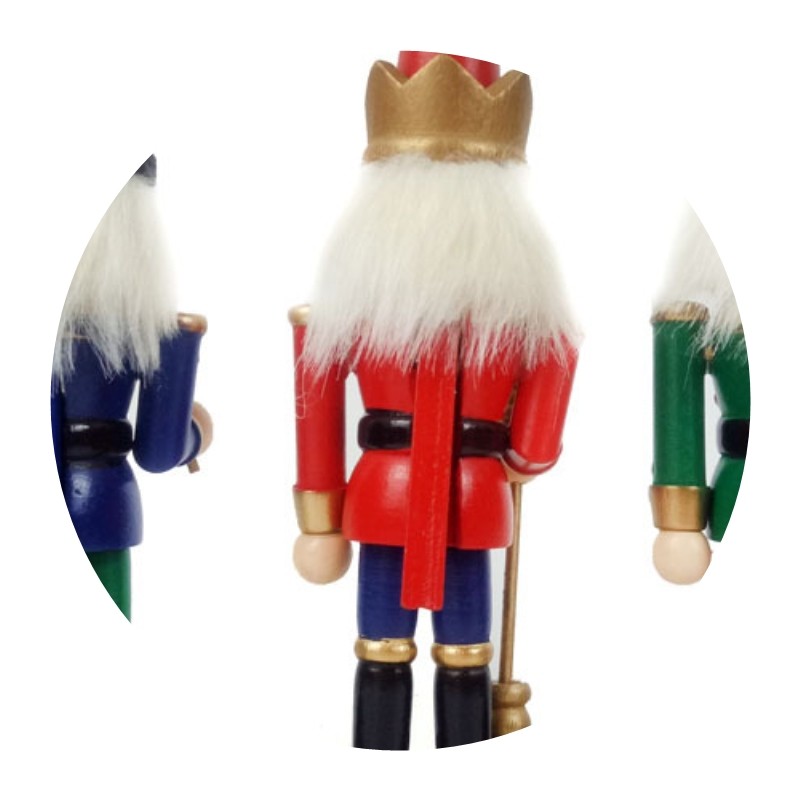 圣诞装饰品木质胡桃夹子木偶士兵15Cm桌面装饰摆件一套三个迷你,节庆用品/礼品,圣诞装饰品,淘宝优惠券,粉丝福利购,淘宝优惠卷