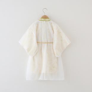 宋制圆领汉服男童秋季薄款儿童唐装广袖长袍国风男孩古装高端国学