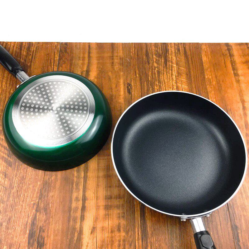 平底煎锅不粘煎牛排鸡蛋烙饼生煎包锅商用大小号无油烟电磁炉炒锅