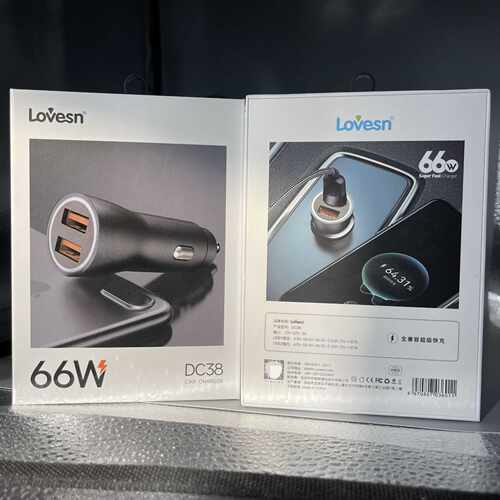 海韵 品质DC38 DC39车充 双u金属 66w全兼容闪充+20w pd协议闪充