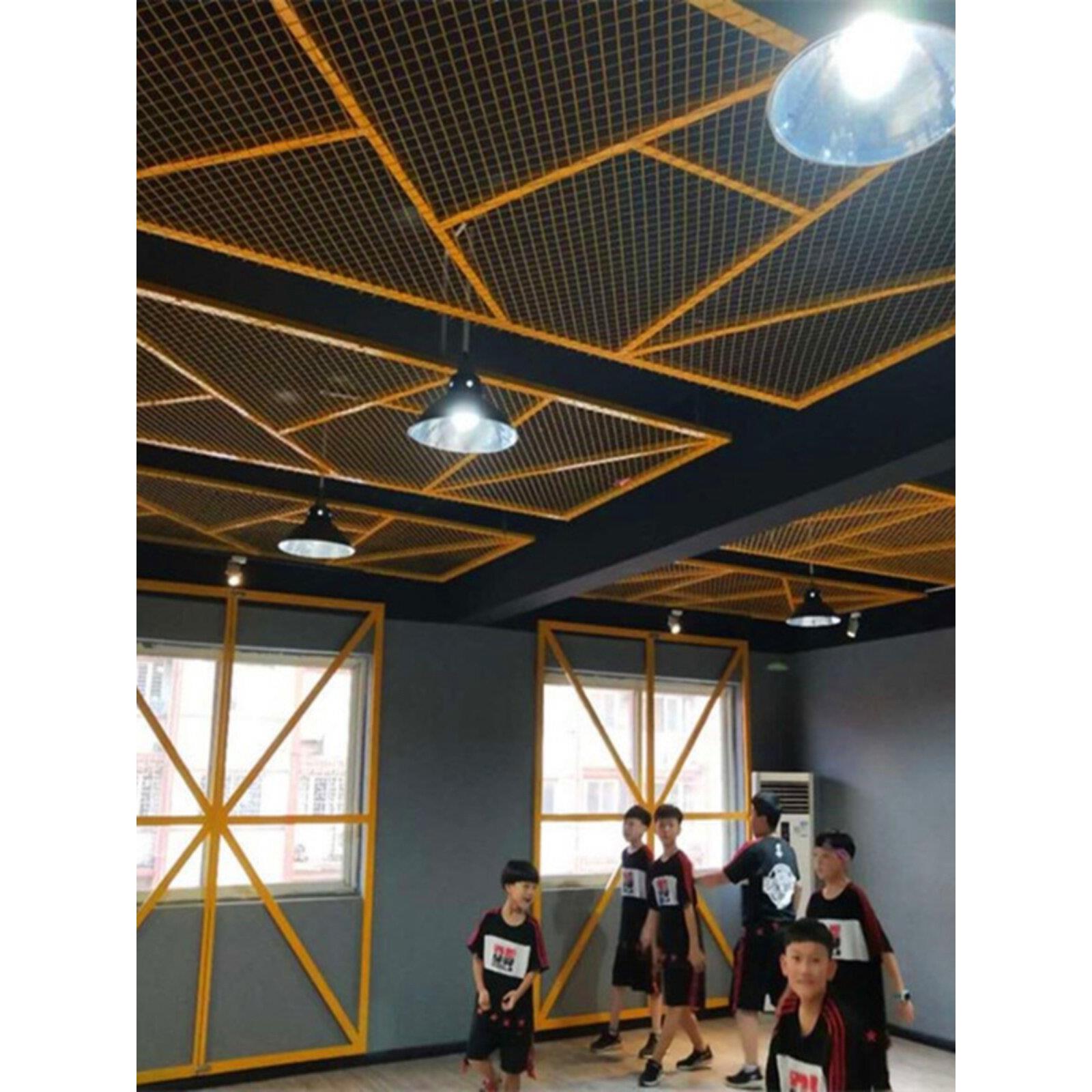 铁丝网吊顶工业风装饰铁丝网背景墙工业风隔断铁艺网铁网格吊顶