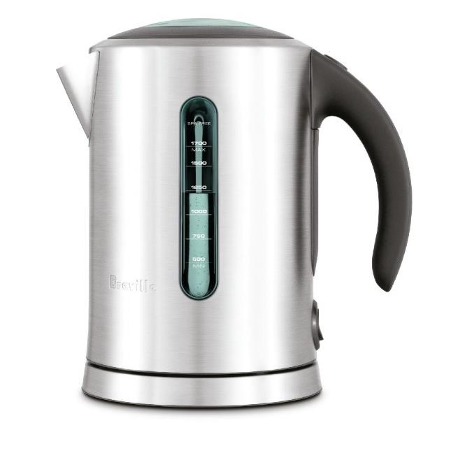 Breville铂富BKE700 1.7L不锈钢防干烧电热水壶 家用快速加热电水