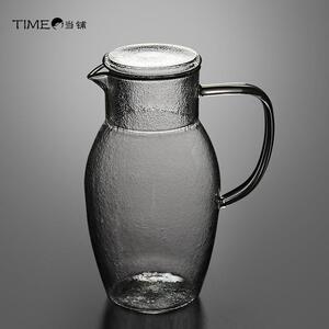 time当铺家用耐热玻璃冷水壶防爆大容量果汁壶扎壶凉水壶茶壶水杯