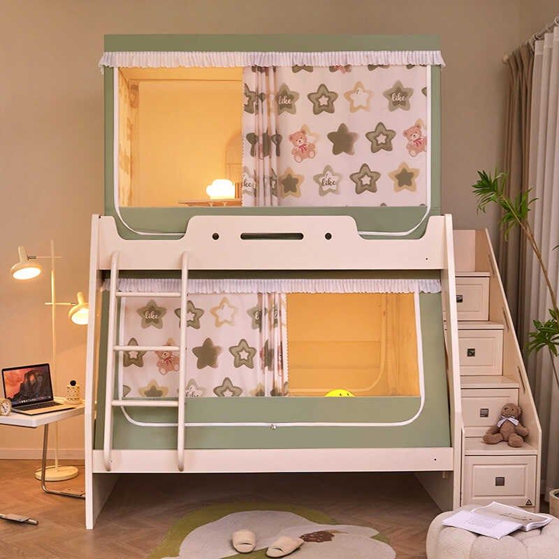 子母床蚊帐2米长床帘上下铺1.35防摔1米1上铺梯形下铺书架款1.5m,床上用品,蚊帐,淘宝优惠券,粉丝福利购,淘宝优惠卷