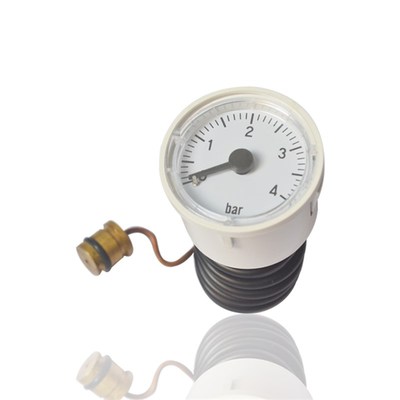 供应直插式壁挂炉压力表快接式毛细管压力表壁挂炉配件法罗力Y40