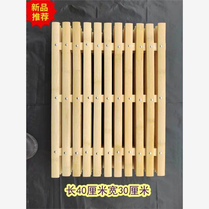 竹排板竹编晒菜磨豆腐霉豆腐晒发酵竹片篦子天然烤肉刺身拼盘竹排