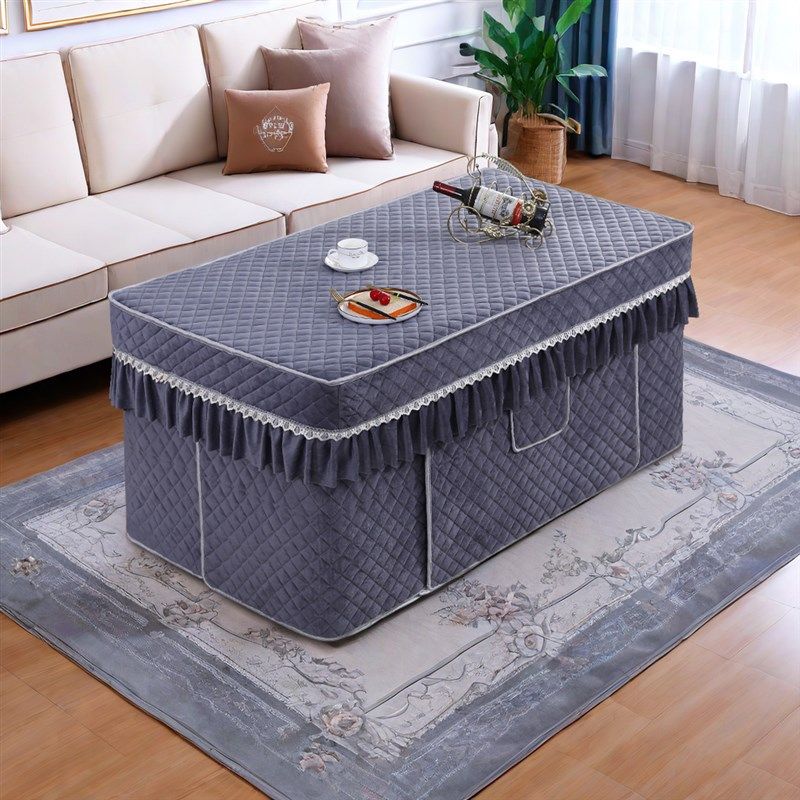 冬季新款加绒烤火桌罩套电暖桌布套长方形茶几电烤桌套电火套罩子,居家布艺,烤火罩,淘宝优惠券,粉丝福利购,淘宝优惠卷