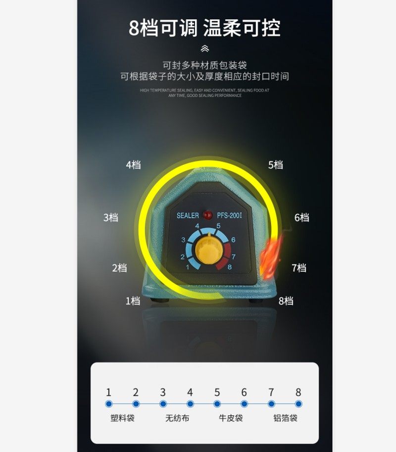 铁壳手压封口机8mm印字小型商用家用茶叶牛皮纸朔料铝箔热封机,厨房/烹饪用具,封口机,淘宝优惠券,粉丝福利购,淘宝优惠卷