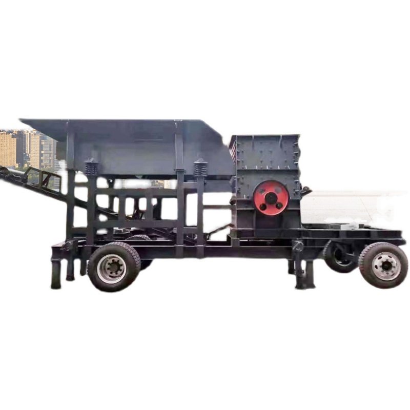 移动箱式破碎机山石灰石碎石子混凝土建筑垃圾制砂打煤矸石粉碎车,机械设备,破碎机,淘宝优惠券,粉丝福利购,淘宝优惠卷