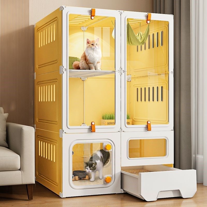 全封闭猫别墅带厕所抽屉式超大自由空间室内多猫一室一卫家用猫笼,宠物/宠物食品及用品,猫笼子/猫别墅,淘宝优惠券,粉丝福利购,淘宝优惠卷
