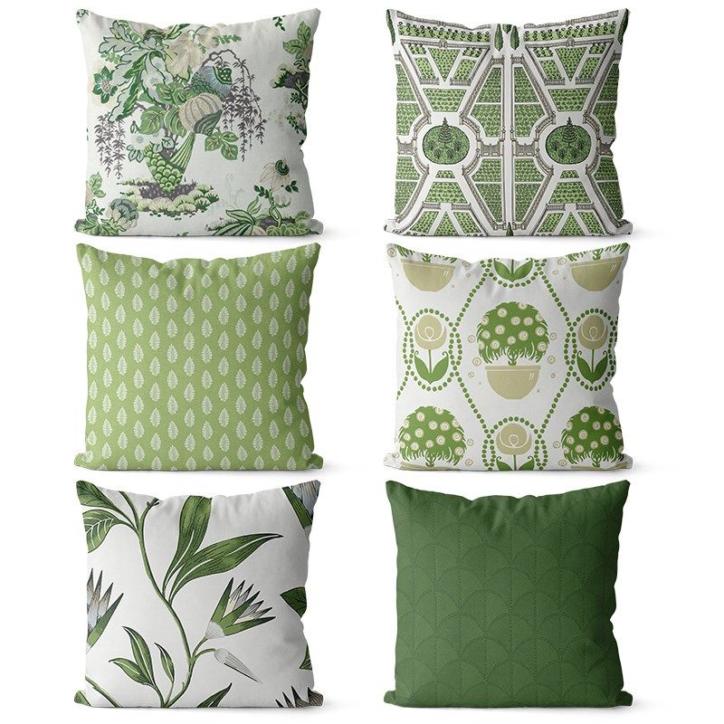 法式复古风格棉麻双面抱枕套沙发装饰靠垫床头大靠背腰枕定制尺寸