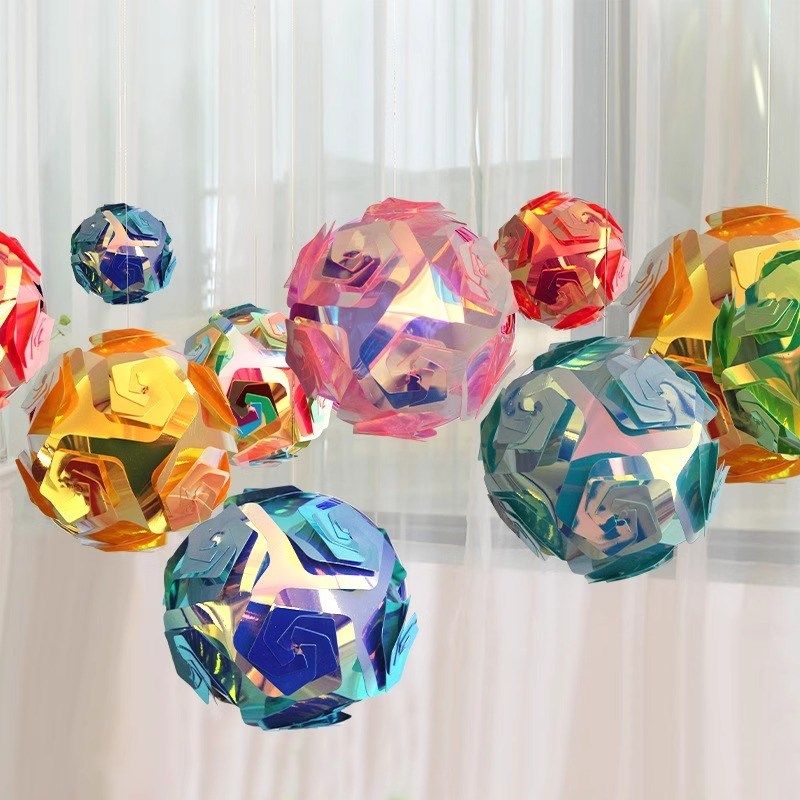 游乐园场景氛围布置挂饰店铺珠宝店吊顶天花板装饰品幻彩挂球吊球,节庆用品/礼品,节日装扮用品,淘宝优惠券,粉丝福利购,淘宝优惠卷