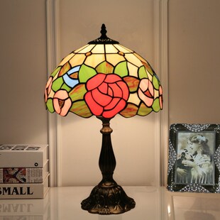 乐艺蒂凡尼欧式复古创意台灯卧室床头酒吧餐厅咖啡厅酒店民宿客房