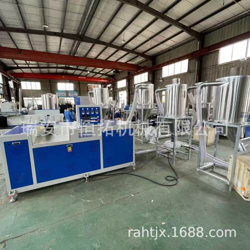 HT膜干-80型泡膜回收造粒机906小型环保风冷热切造粒PE薄气式回收