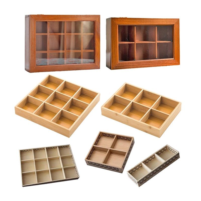 竹木九宫格托盘餐具火锅配菜盘拼盘围炉煮茶零食干果碟清酒杯托盘,餐饮具,餐用托盘,淘宝优惠券,粉丝福利购,淘宝优惠卷