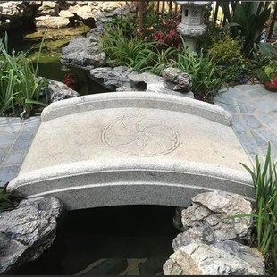 石拱桥石桥汉白玉石雕拱桥栏板花岗岩景观雕塑小石桥庭院流水石桥