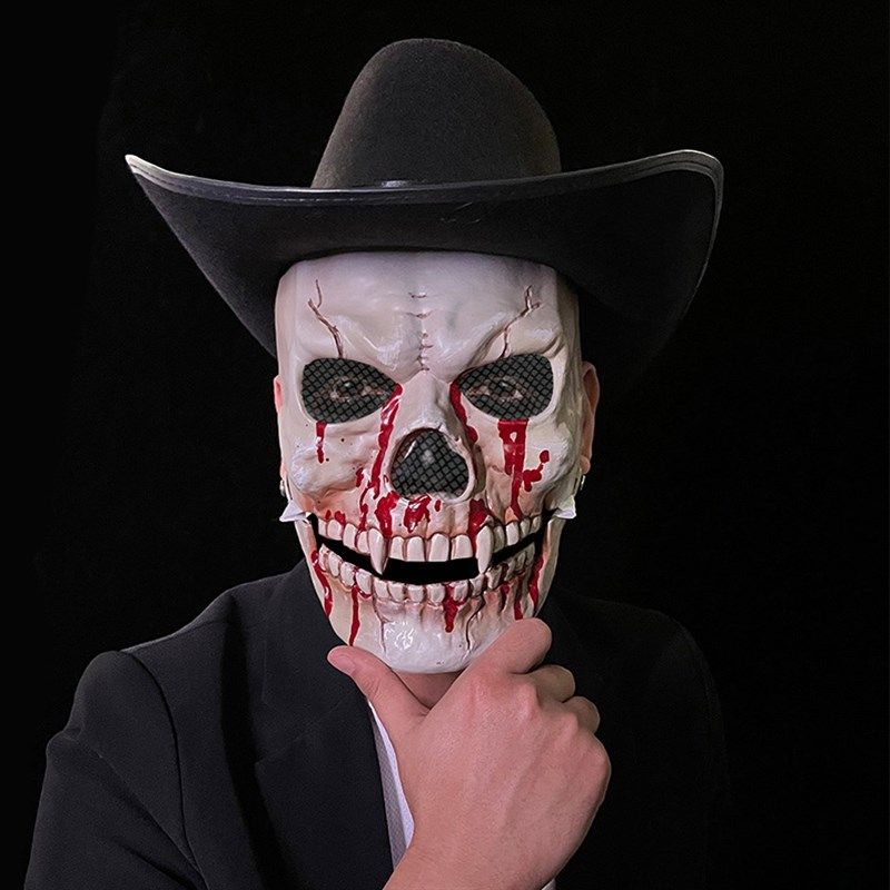 万圣节骷髅头面具可动全脸面罩舞会密室鬼屋恐怖吓人恶灵骑士cos,节庆用品/礼品,面具,淘宝优惠券,粉丝福利购,淘宝优惠卷