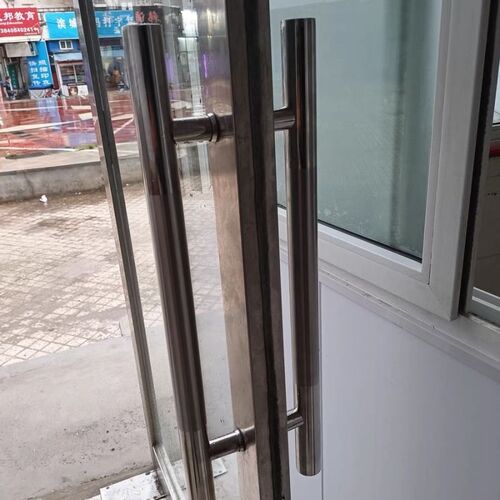 玻璃门拉手加厚不锈钢大门把手有无框门木门推拉门商铺拉手对装