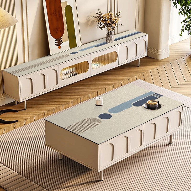 茶几电视柜组合免洗桌布防水防烫防油客厅家用防滑硅胶桌垫可裁剪