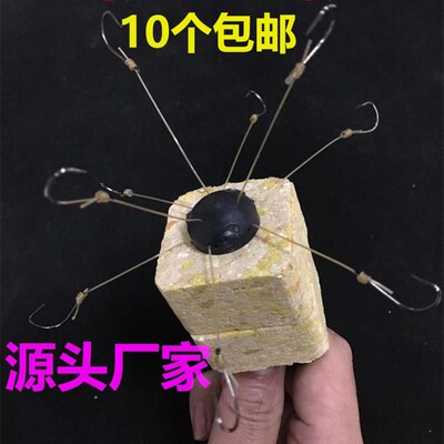 翻板钩纯手工超硬线翻板钩钱塘江飞钩郁南钩鲢鳙朝天钩八爪钩