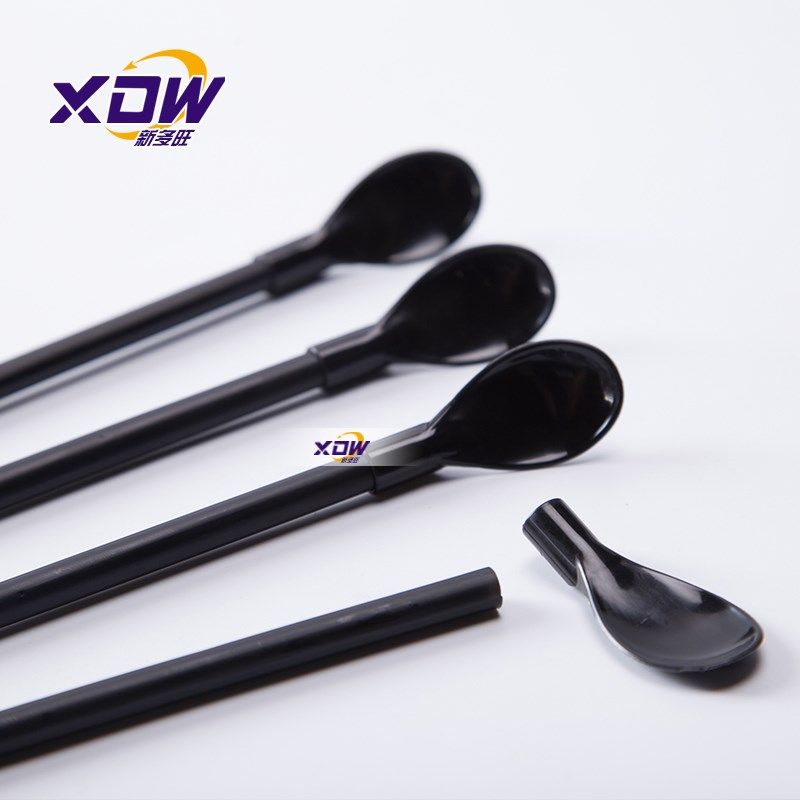 一次性吸管勺子一体两用独立包装水果奶茶塑料加长厚蛋糕叉500支,餐饮具,吸管,淘宝优惠券,粉丝福利购,淘宝优惠卷