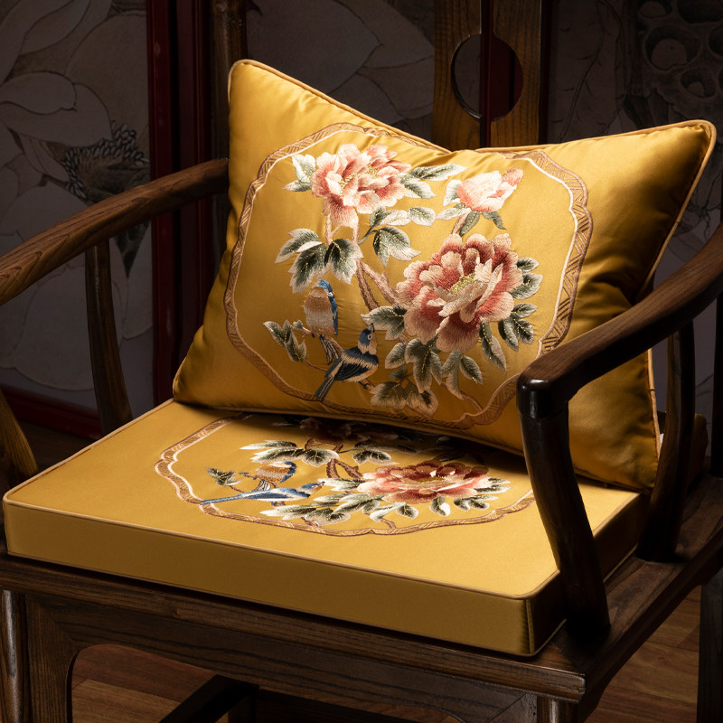 中式椅子坐垫红木沙发乳胶座垫加厚防滑垫子家用圈椅餐桌椅垫定制,居家布艺,椅垫,淘宝优惠券,粉丝福利购,淘宝优惠卷