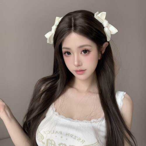 在逃公主黑色丝绒蝴蝶结发夹气质轻奢减龄少女感对夹侧边夹子发饰