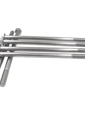 M6M8M10M12*x110x120x130x140x150不锈钢304半牙外六角螺丝钉螺栓