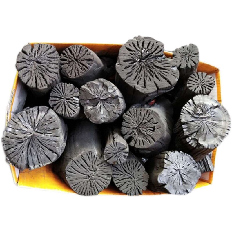 烧烤碳家用果木炭无烟碳户外火锅烤肉碳室内取暖荔枝木炭10斤包邮