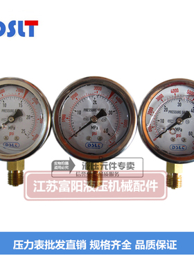 耐震压力表YN60油压表 0-10/16/25/40MPA径向水压气压指针液压表