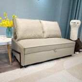 无扶手沙发床科技布2024年新款 床沙发两用 小户型多功能双人抽拉式