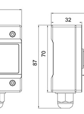 管道式温湿度变送器 HF1XX-DB1高精度温湿度变送器 罗卓尼克