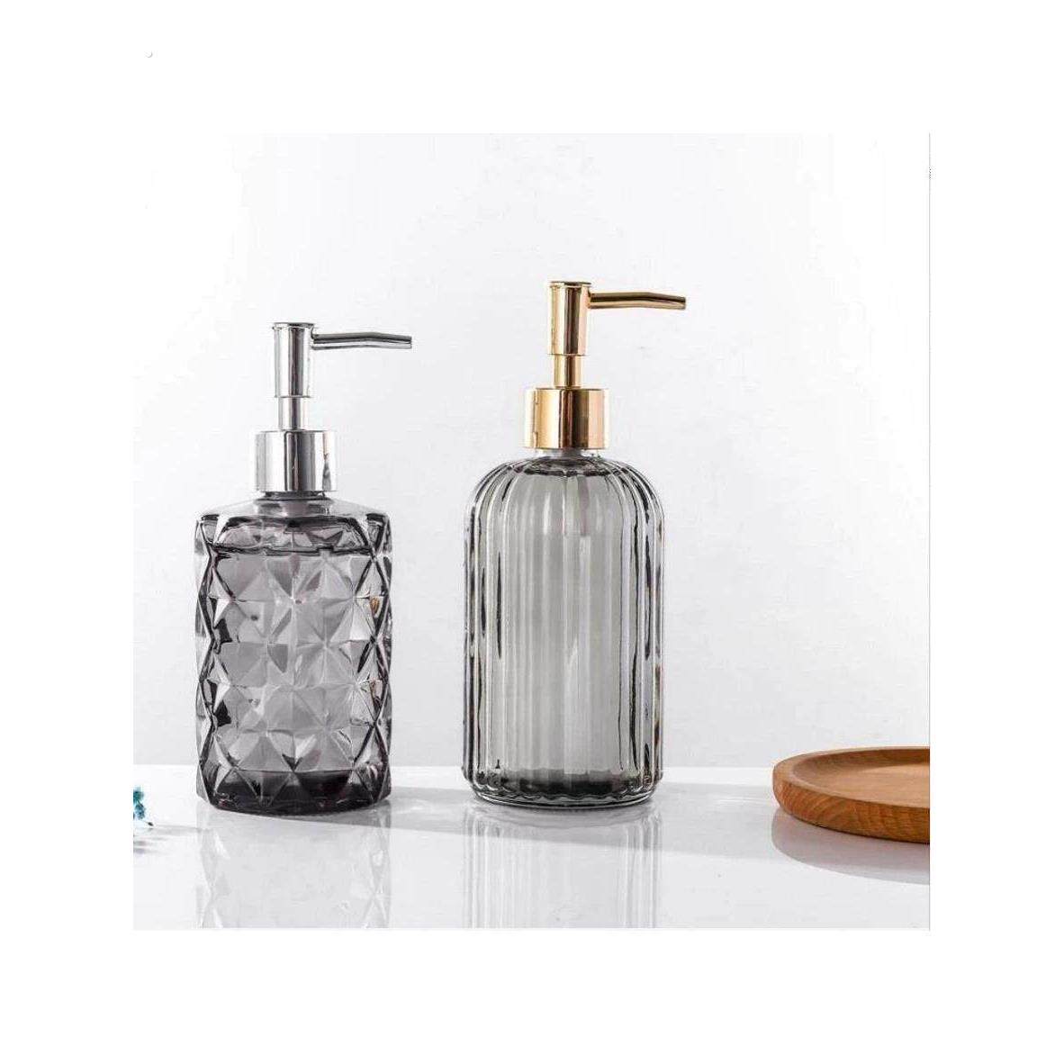 精油瓶空瓶高档美容院专用好看的压泵玻璃挤压式高级分装瓶按压式