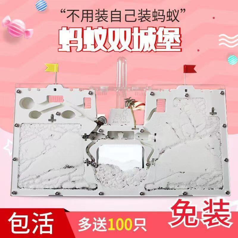 2025蚂蚁城堡 生态箱蚁村宠物蚂蚁工坊部落家园王国宫殿别墅沙巢