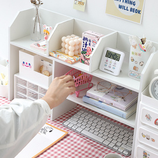 化妆品收纳盒办公室桌面书桌上放东西的架子整理筐神器置物架柜子