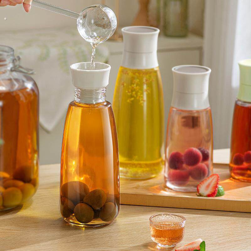 泡酒专用存酒瓶玻璃密封罐子食品级密封瓶空瓶装白酒腌制分装容器