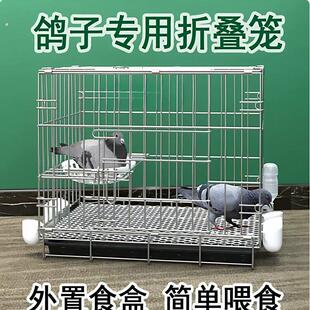 鸽子笼养鸽子专用笼养殖笼家用繁殖笼配对笼大号新型鸽舍鸽子笼子