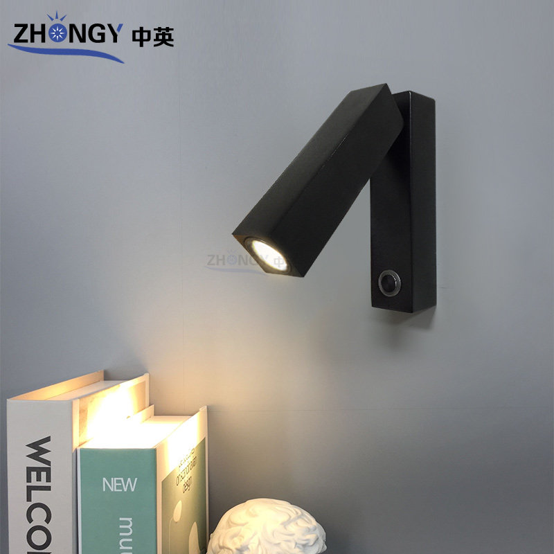 LED带光源卧室新款5年1个极简 墙壁灯酒店室内变光调光过道小床头