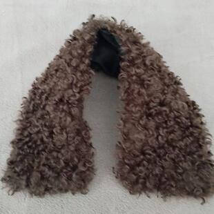 羊驼毛领单色单卖五耳可拆卸。防脏保暖。小众