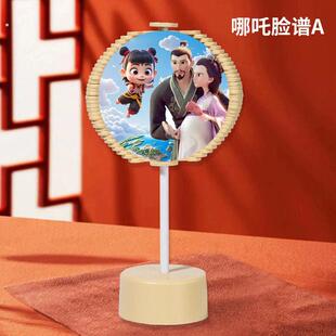 旋转棒棒糖变脸解压神器斐波那契数列螺旋树脸谱减压玩具