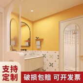 亚克力卫生间半墙隔断置物架浴室干湿分离屏风厕所客厅装 饰柜子