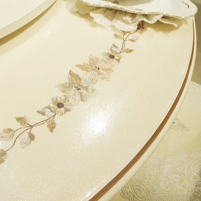 中田水晶板 PVC软玻璃桌布  圆形餐桌垫 防水防烫厚透明塑料桌布