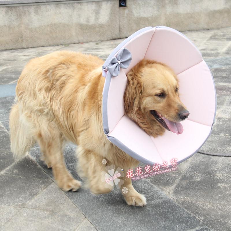 宠物伊丽莎白头罩猫狗防舔脖套中大型犬项圈 软质伊丽莎白圈保护