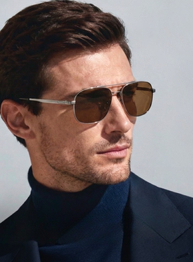 男士飞行员纯钛镀膜高清太阳镜