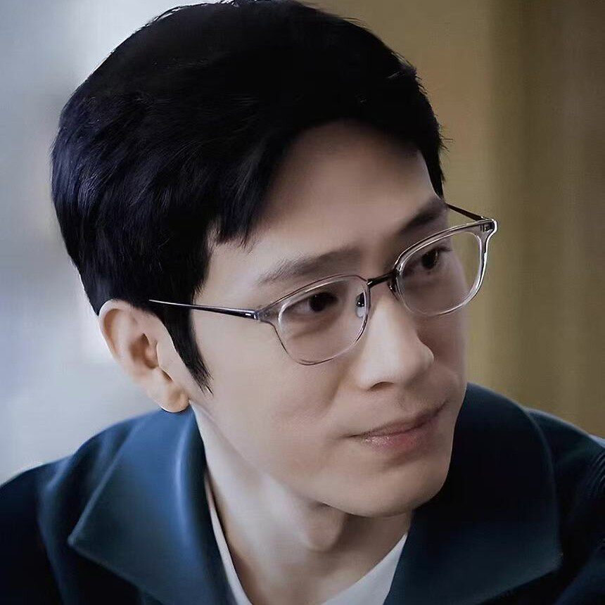 井柏然超轻纯钛细框眼镜架男近视可配度数斯文商务眼镜框透明复古