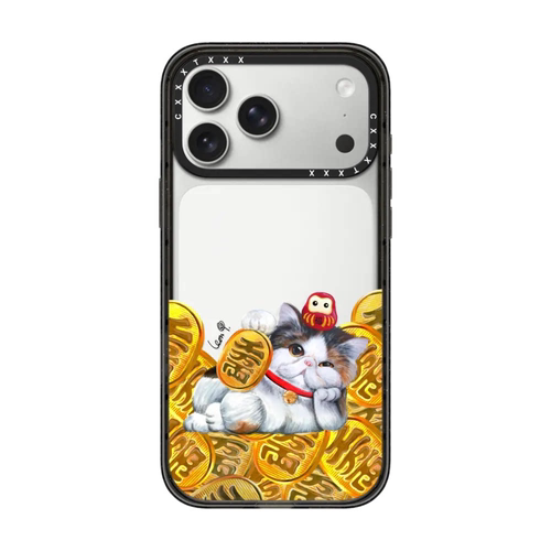 金币招财猫16Pro适用iPhone17ProMax苹果防摔保护套Magsafe磁吸14明星网红同款15新年财运猫咪CAS手机壳