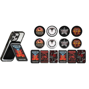 怪奇物语Magsafe磁吸支架指环动漫卡包个性手机卡包便携苹果通用