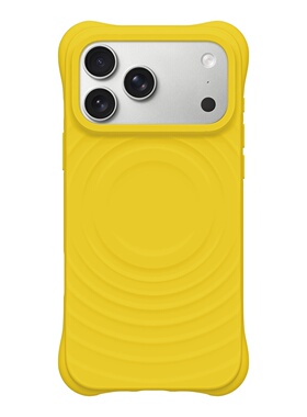 CASETiFiY新款电光黄水波纹磁吸适用苹果手机壳iPhone17proma纯色简约16MagSafe磁吸明星同款防摔硬壳手机壳